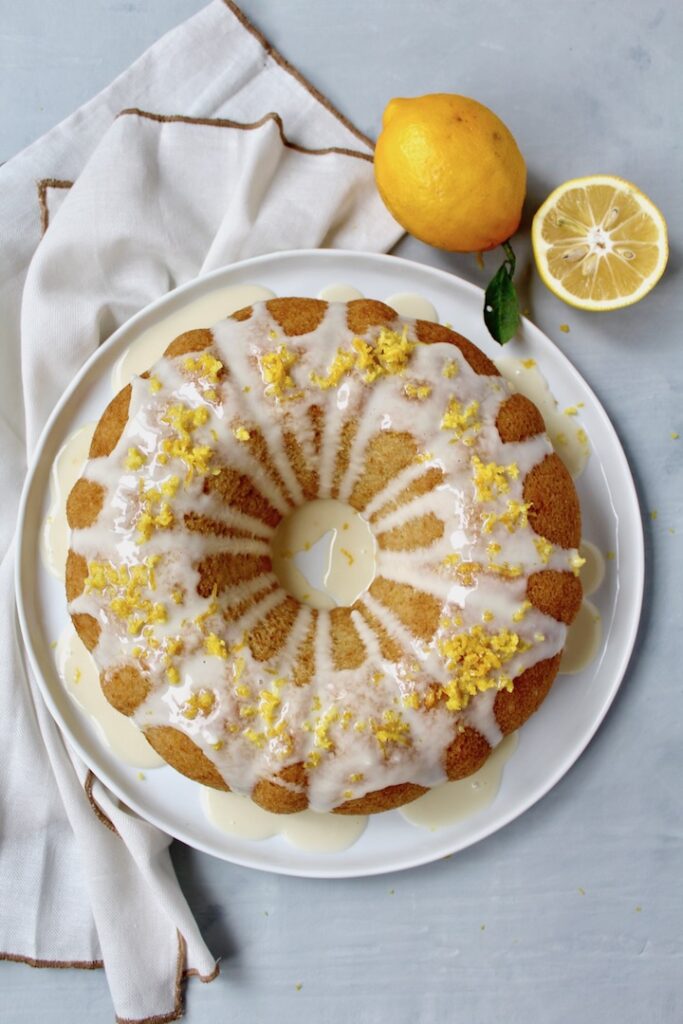 The BEST Vegan Coconut Lemon Cake