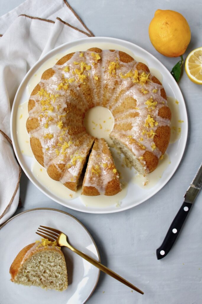 The BEST Vegan Coconut Lemon Cake