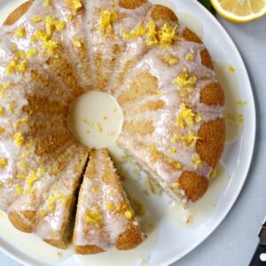 The BEST Vegan Coconut Lemon Cake