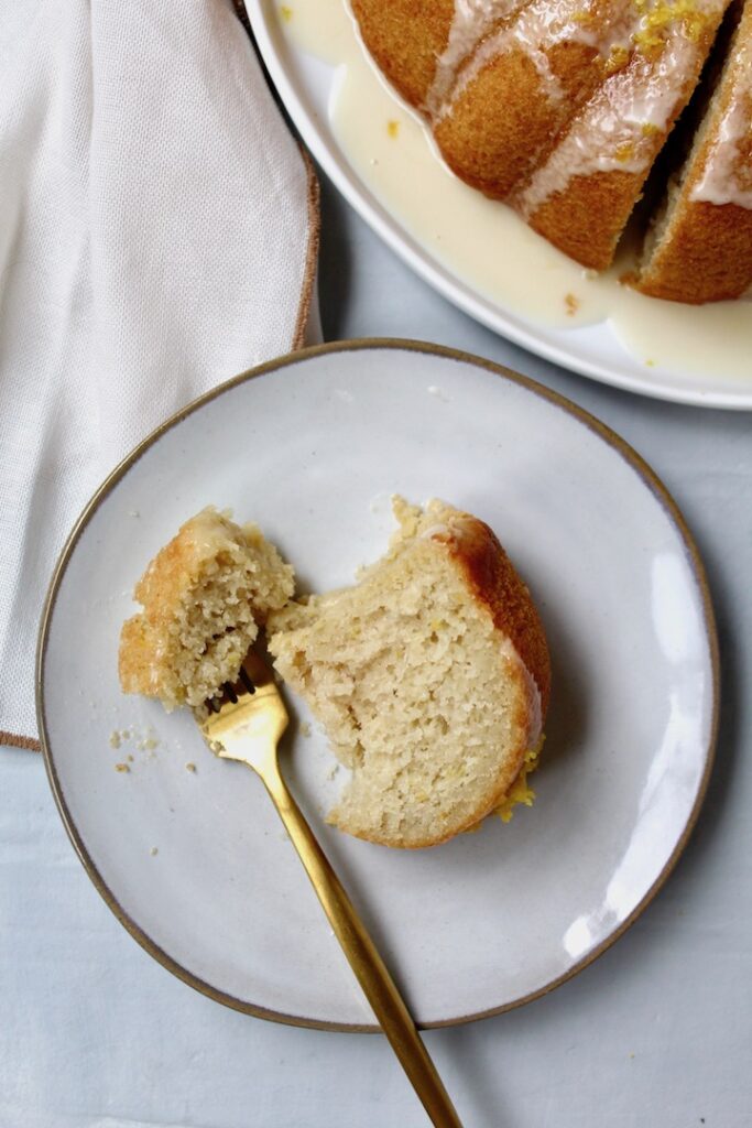 The BEST Vegan Coconut Lemon Cake