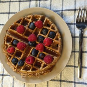 Vegan Whole Grain Waffles