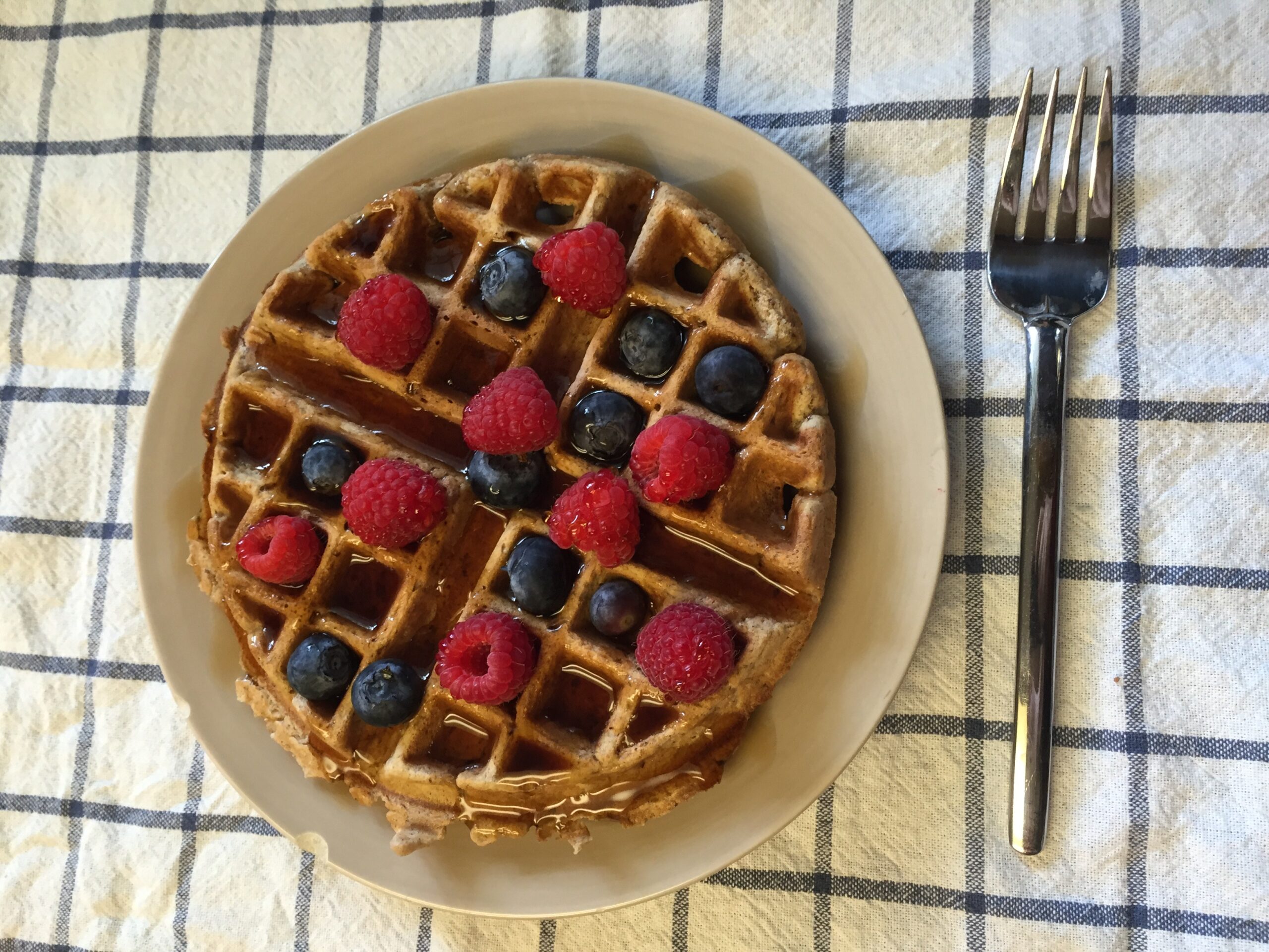 Vegan Whole Grain Waffles