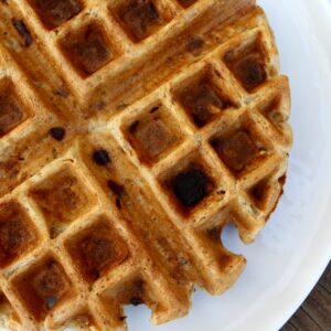 Chocolate Chip Banana Bread Waffles