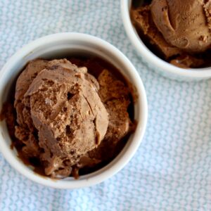 Chocolate Peanut Butter Banana Ice Cream