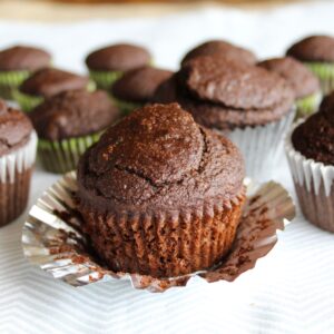 Vegan Chocolate Hazelnut Blender Muffins