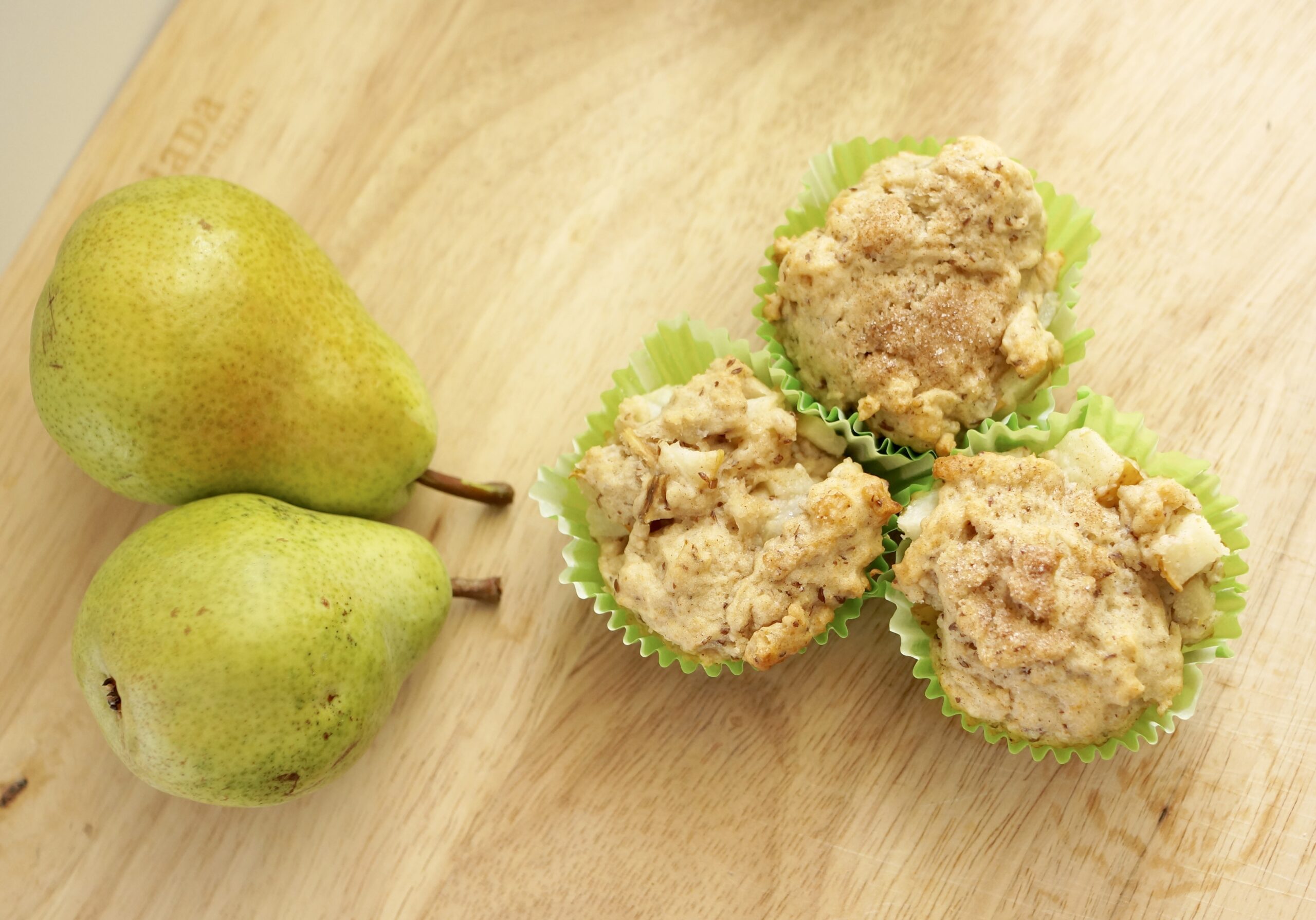 Spiced Pear Muffins