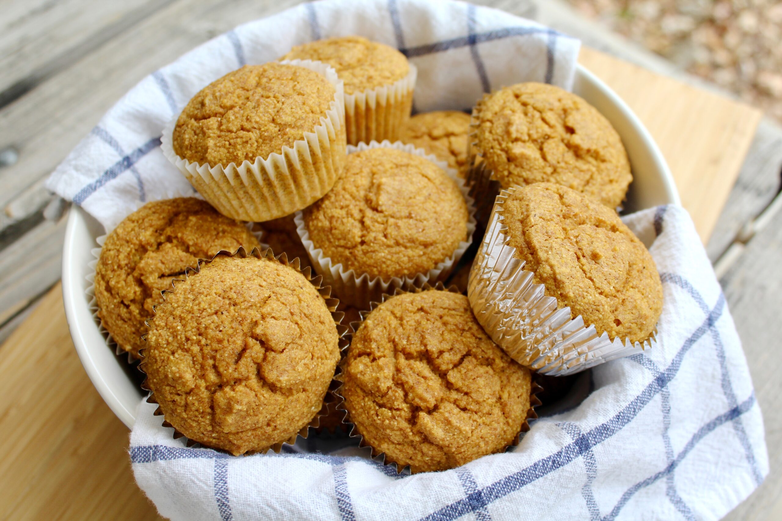 Pumpkin Cornbread Muffins