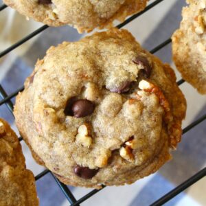 Dark Chocolate Pecan Cookies