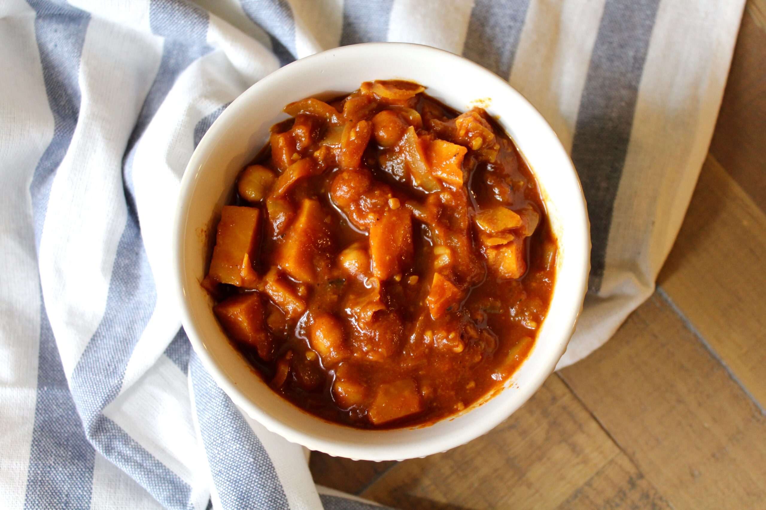 Instant Pot Moroccan Sweet Potato Chickpea Stew