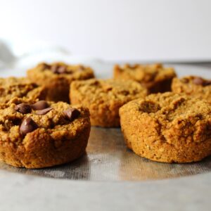 Healthy Vegan/GF Pumpkin Banana Muffins