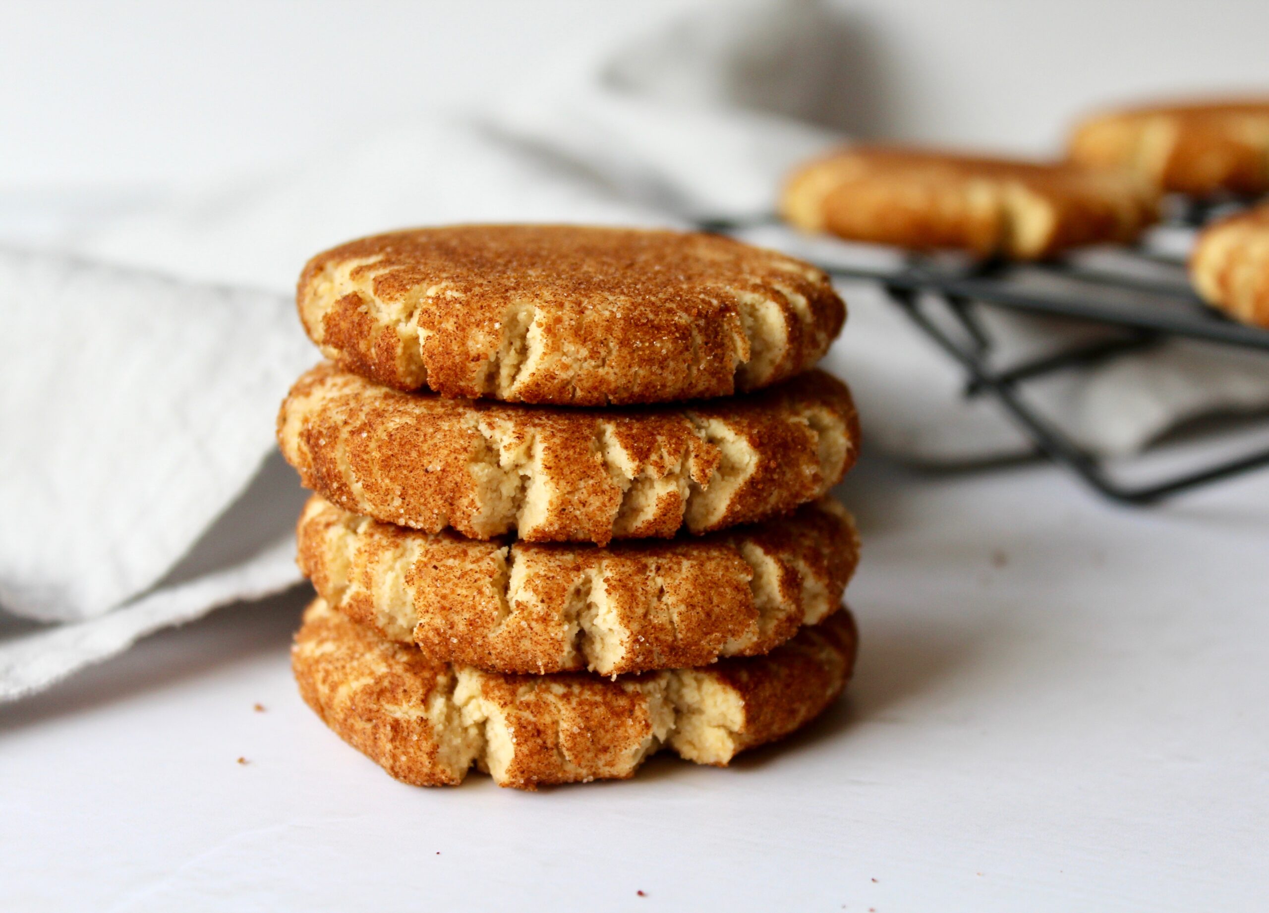 Easy Healthy Snickerdoodles (vegan, gf, paleo)