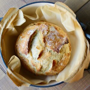 No Knead Crusty Bread