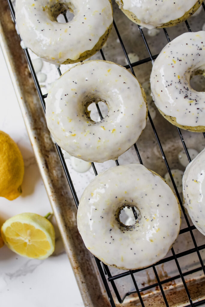 donuts on a cooling rack