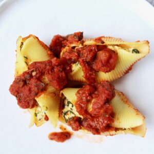 Vegan Tofu Ricotta Stuffed Shells