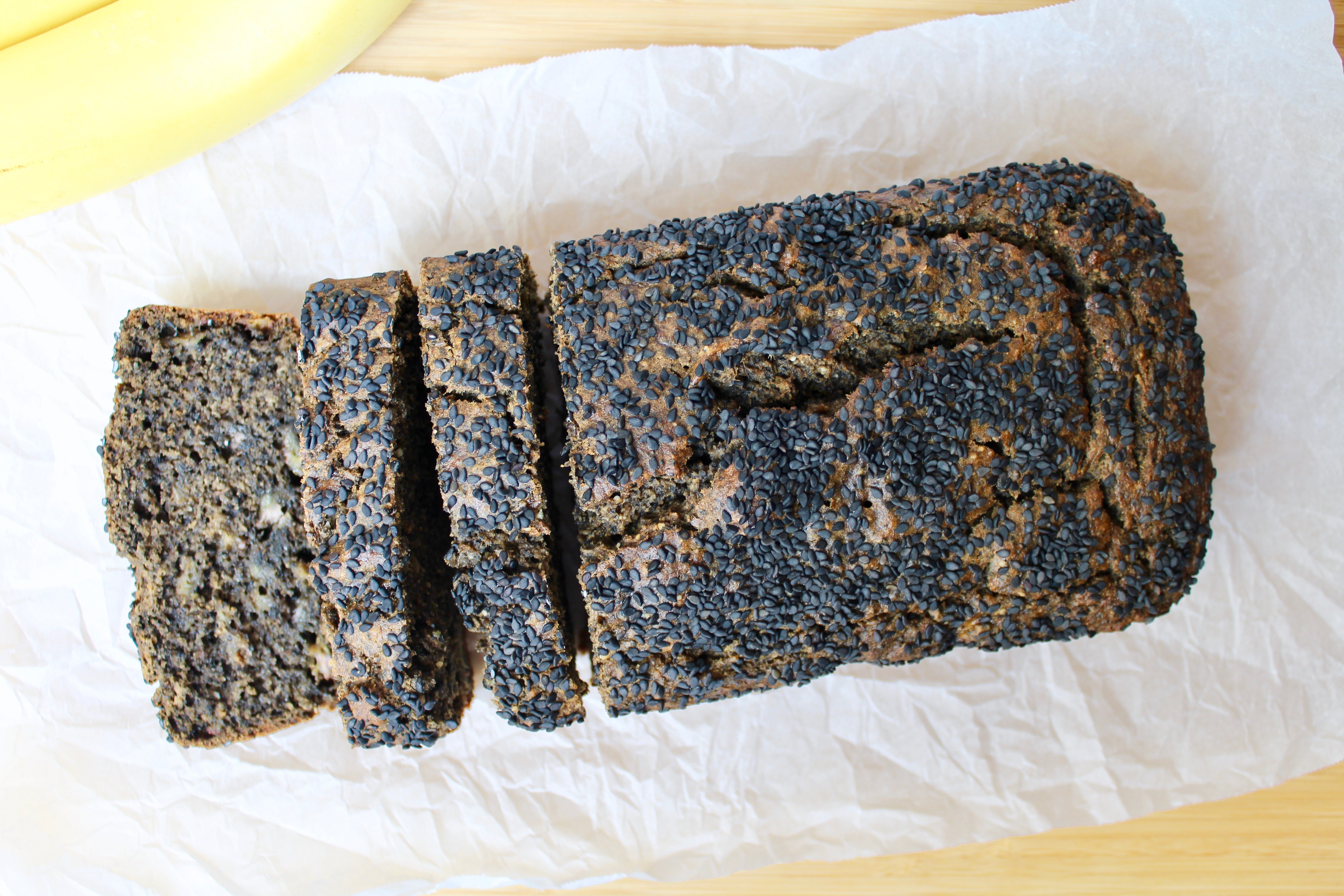 Black Sesame Banana Bread