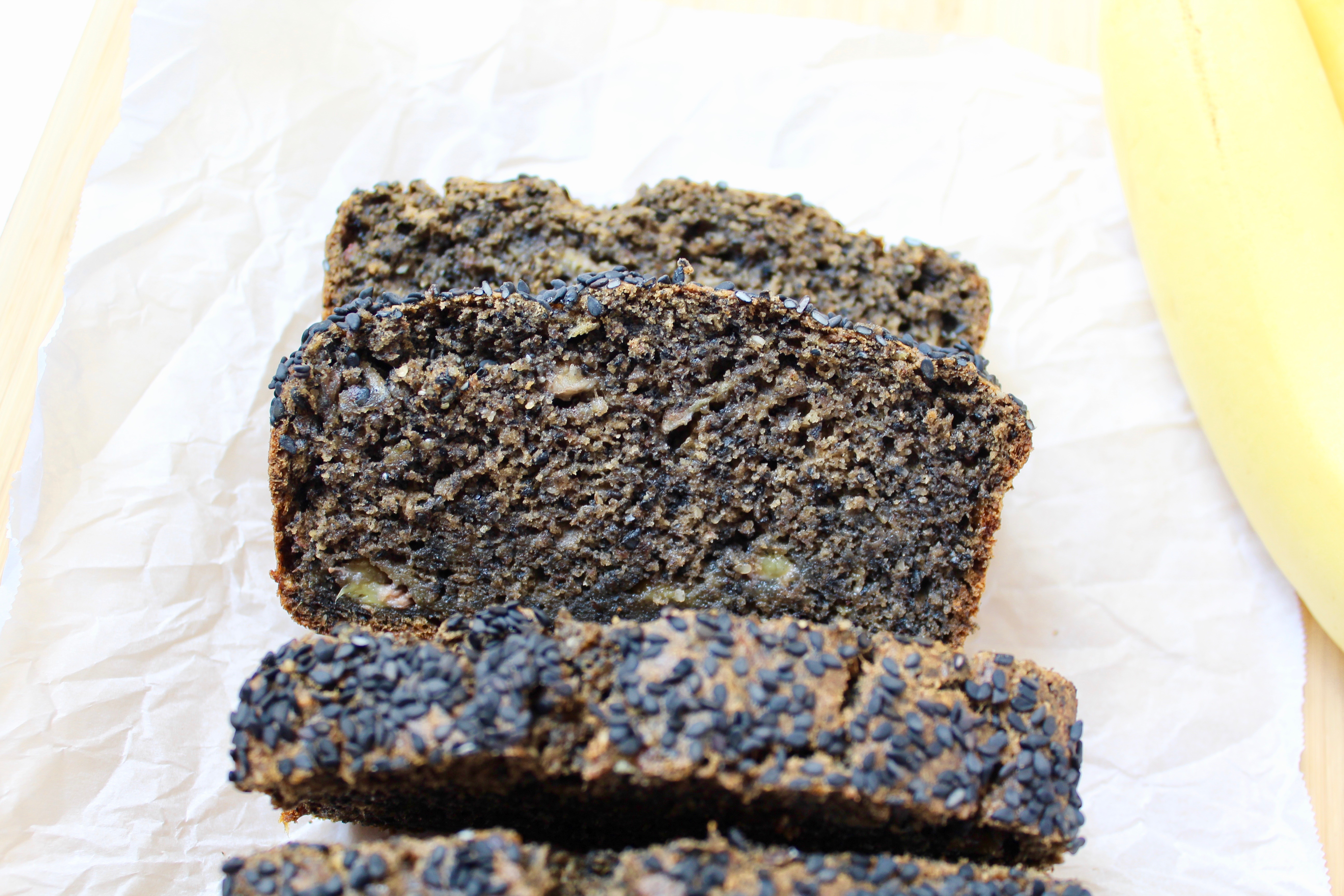 Black Sesame Banana Bread