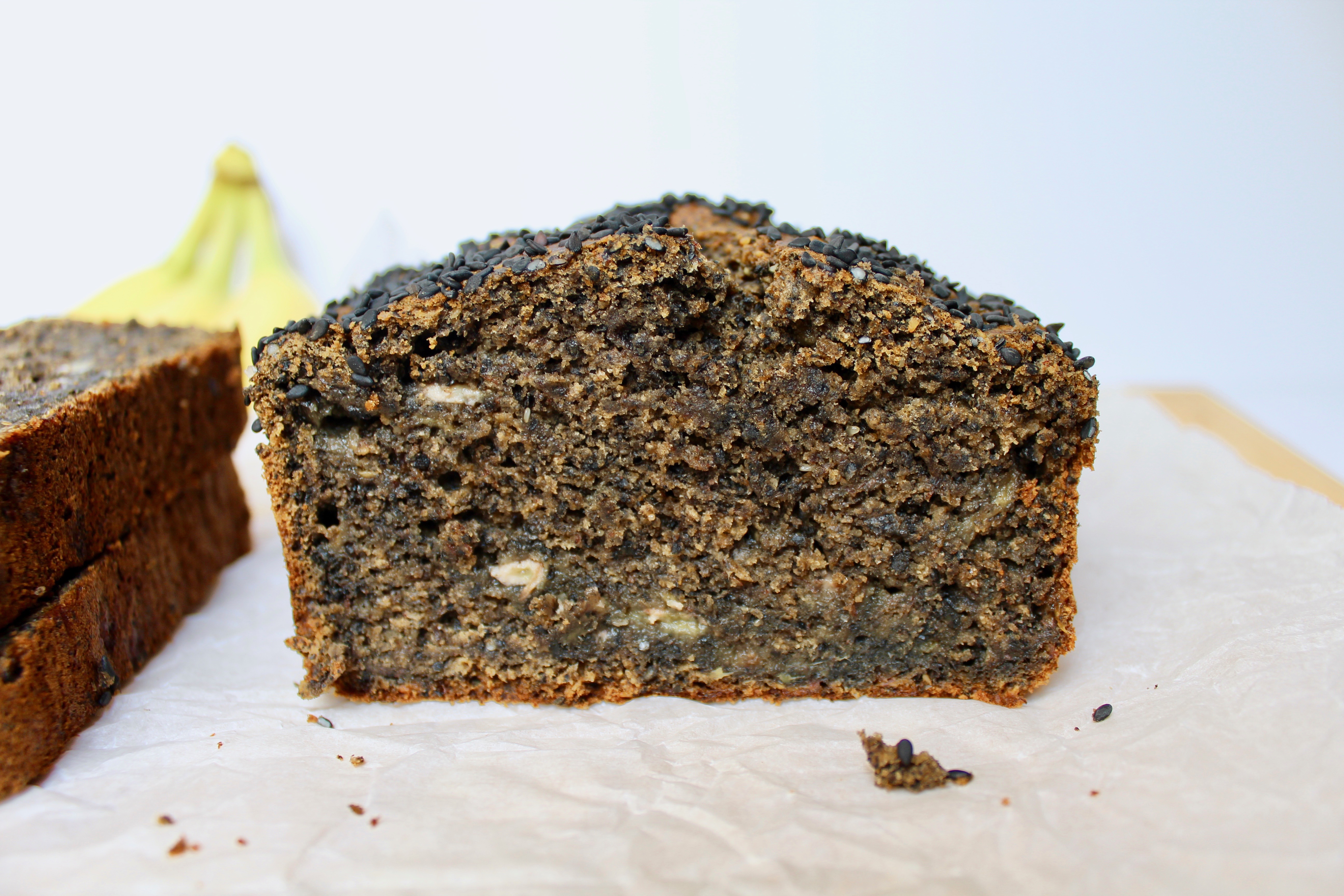 Black Sesame Banana Bread