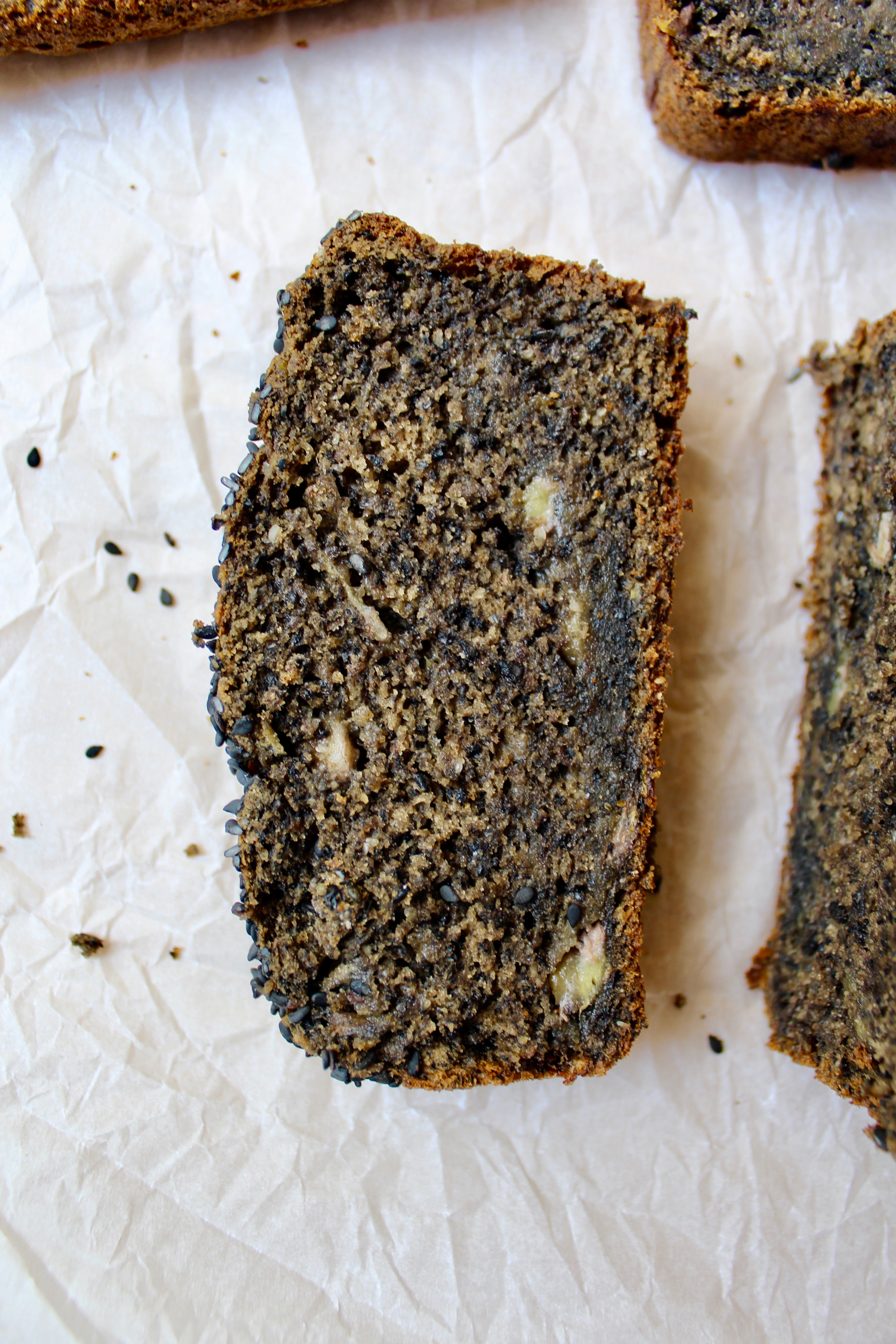 Black Sesame Banana Bread