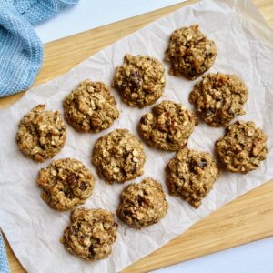 Oatmeal Date Walnut Cookies (vegan, gluten-free)