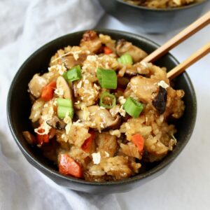 Vegan Rice Cooker Chinese Sticky Rice (Nuo Mi Fan)