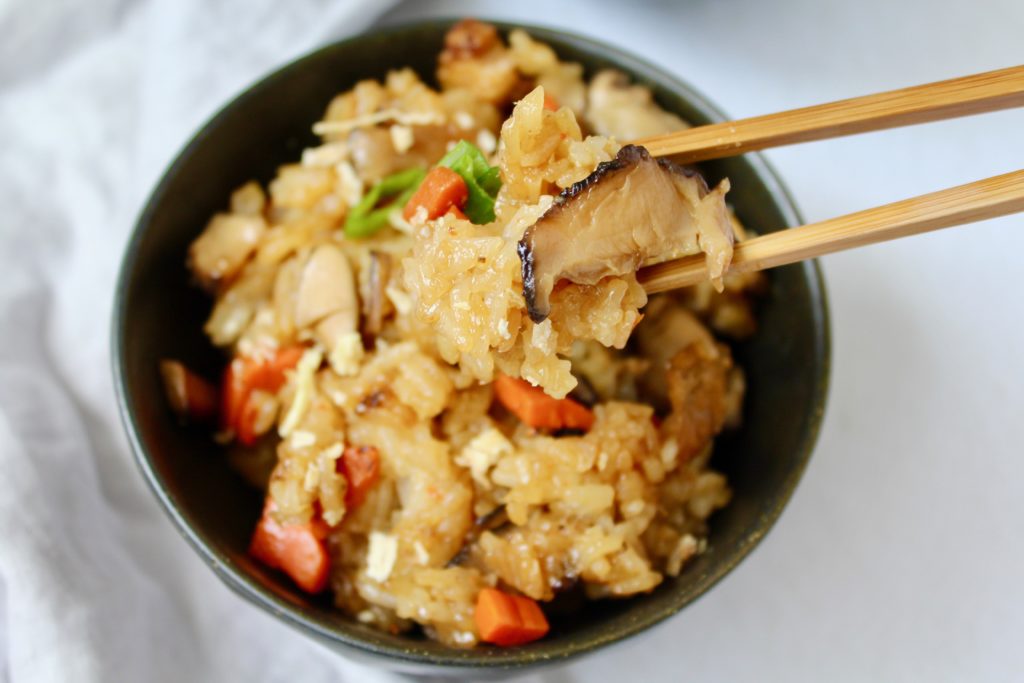 Chinese savory sticky rice recipe using Cuckoo rice cooker 🍚, Rice Recipe