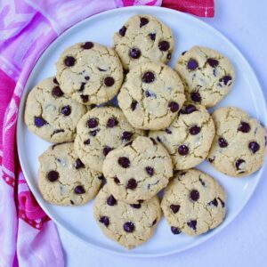 Salted Olive Oil Chocolate Chip Cookies (vegan, gluten-free, paleo)