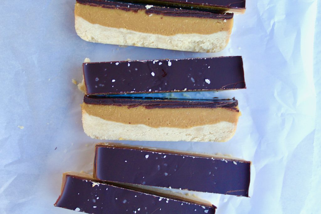 Best Healthy Twix Bars (vegan, gluten-free, refined sugar free)