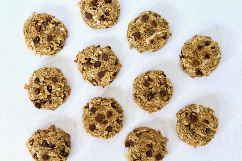 Coconut Banana Muffin Top Cookies (vegan, gluten-free, paleo)