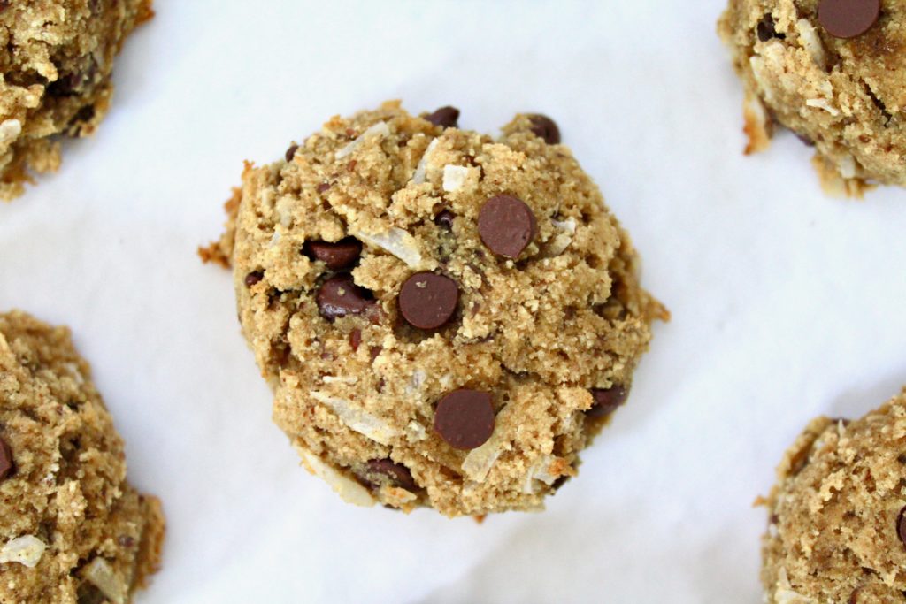 Coconut Banana Muffin Top Cookies (vegan, gluten-free, paleo)