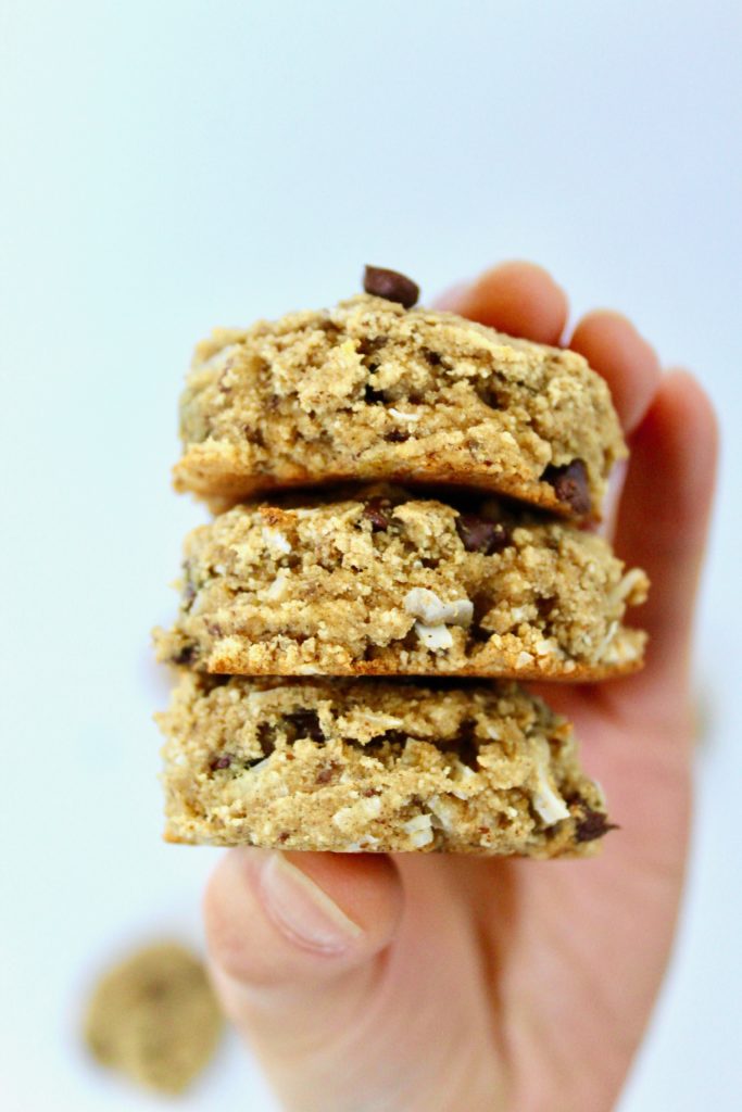 Coconut Banana Muffin Top Cookies (vegan, gluten-free, paleo)