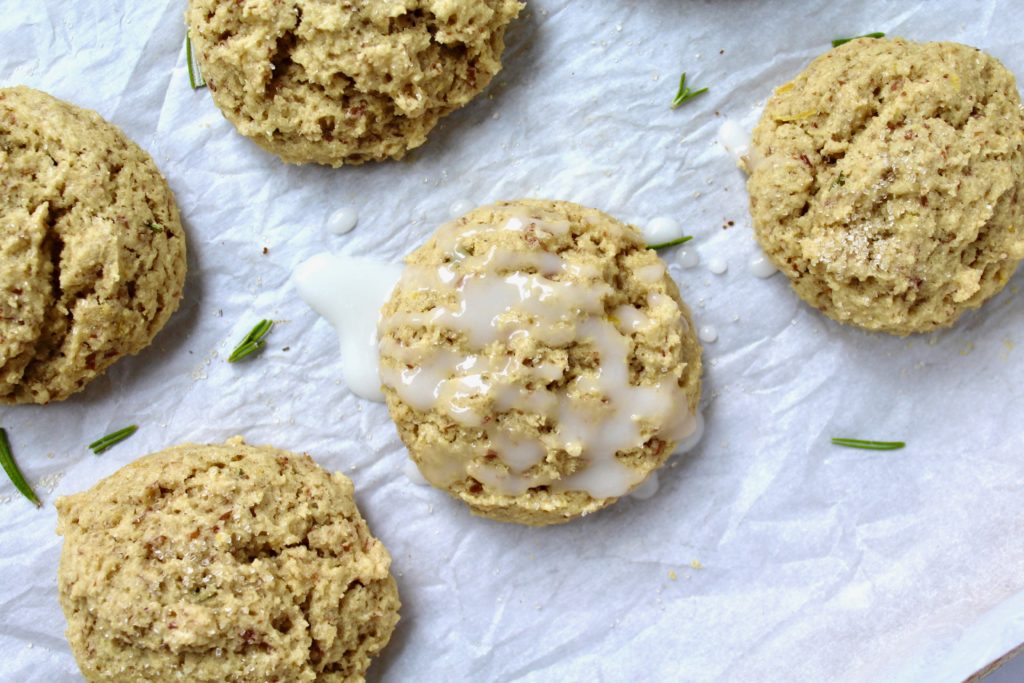 Lemon Rosemary Olive Oil Cookies (vegan)