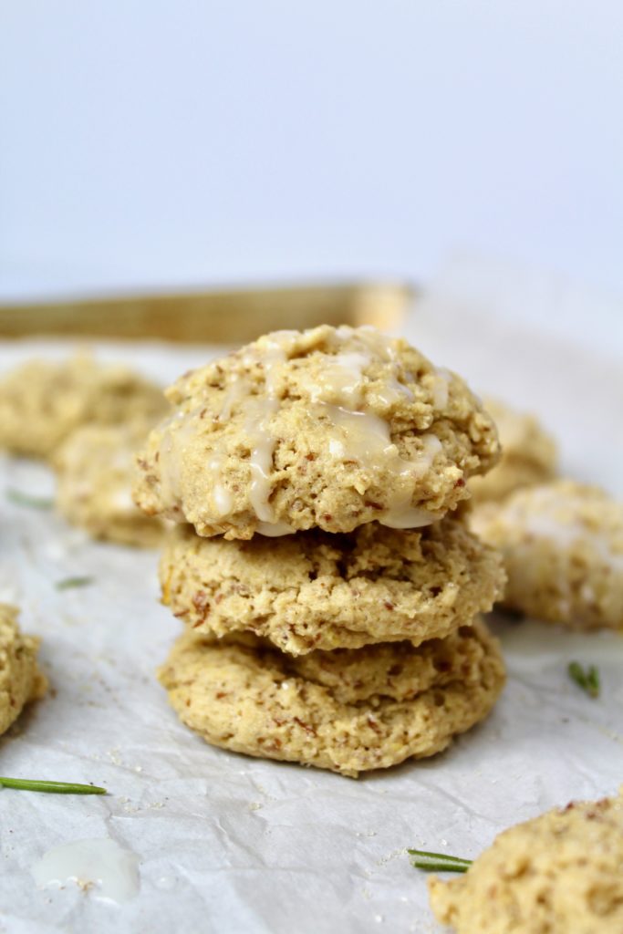 Lemon Rosemary Olive Oil Cookies (vegan)