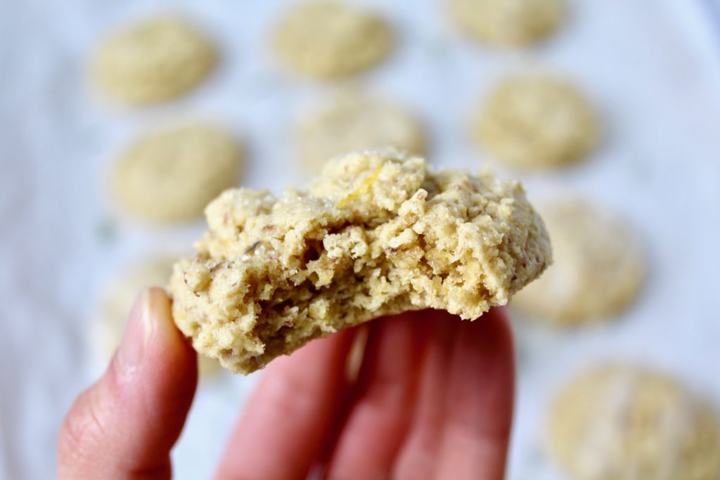 Lemon Rosemary Olive Oil Cookies (vegan)