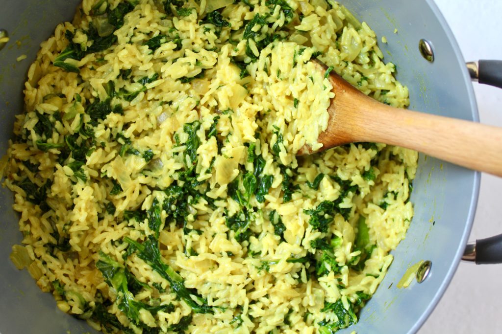 Creamy Coconut Golden Rice (vegan, gluten-free)