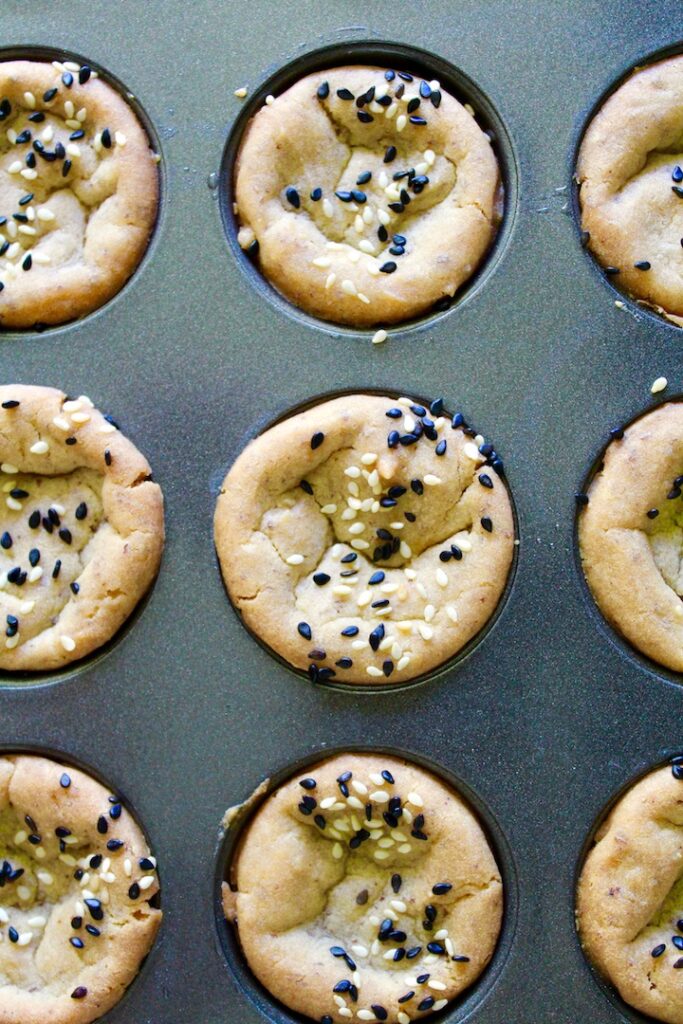 Easy Mini Butter Mochi Muffins (vegan, gluten-free)