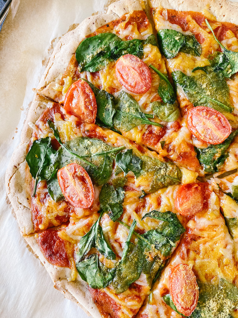 The Best Classic Gluten-Free Pizza Crust (vegan, GF, paleo, nut-free, low FODMAP)