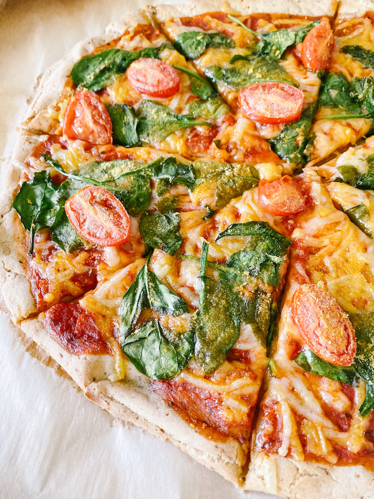 The Best Classic Gluten-Free Pizza Crust (vegan, GF, paleo, nut-free, low FODMAP)