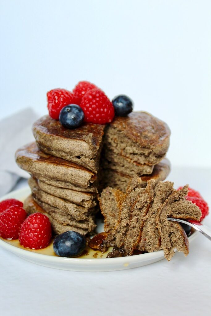 Easy Fluffy Buckwheat Pancakes