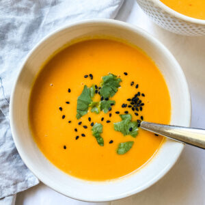 Simple Thai Carrot Soup (vegan, gluten-free)