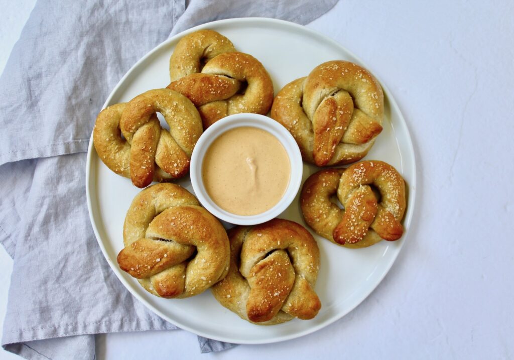 Vegan Sourdough Soft Pretzels