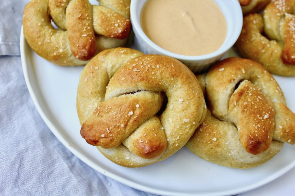 Vegan Sourdough Soft Pretzels