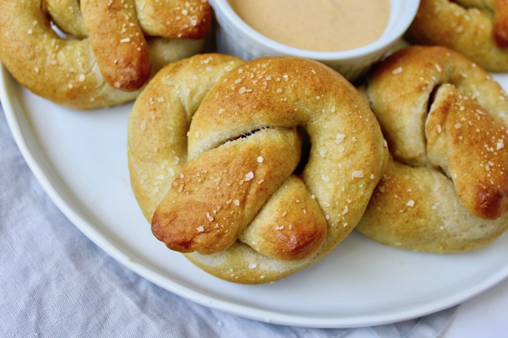 Vegan Sourdough Soft Pretzels