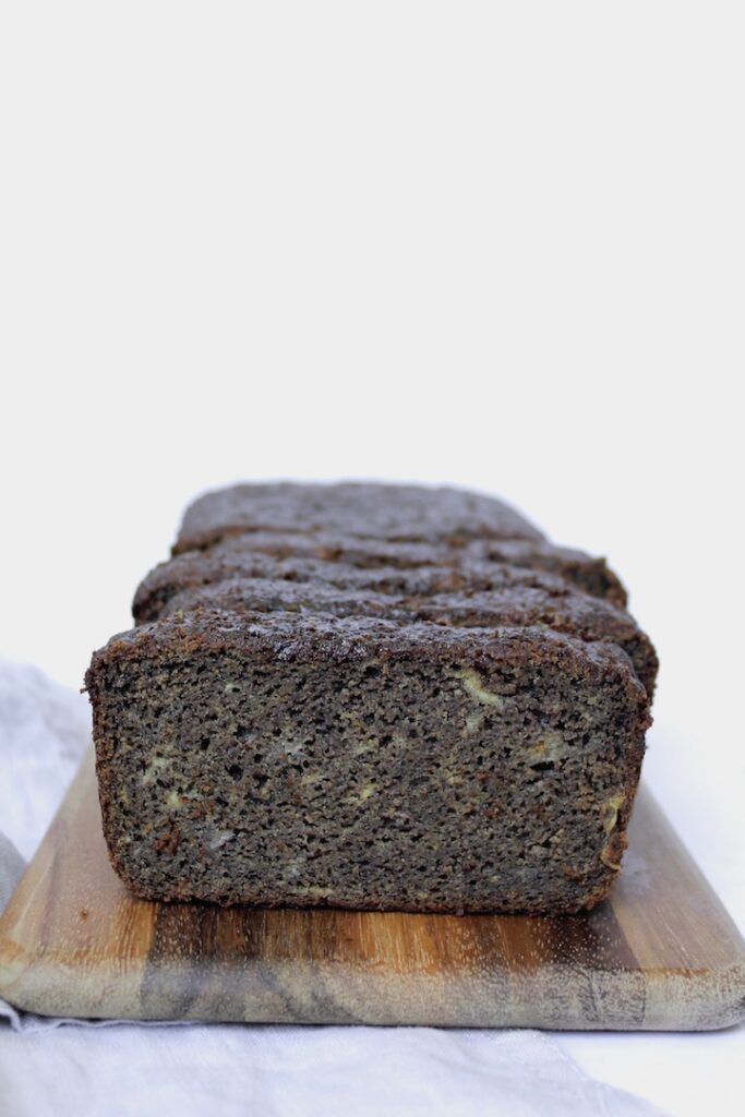 Vegan Sourdough Buckwheat Banana Bread 