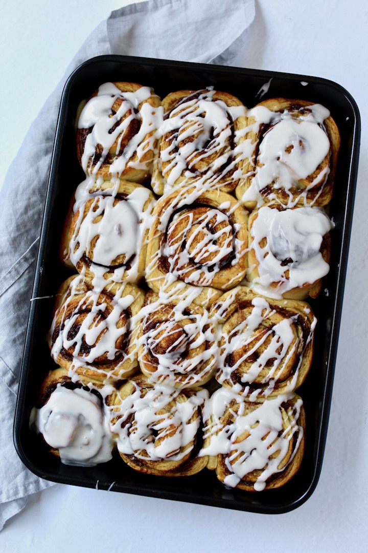 Vegan Banana Bread Cinnamon Rolls