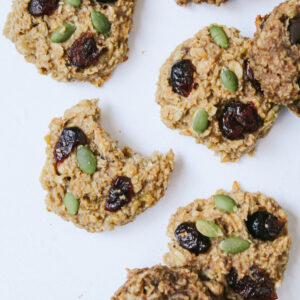 Easy 3-Ingredient Banana Breakfast Cookies (vegan, gluten-free, oil-free, no added sugar)