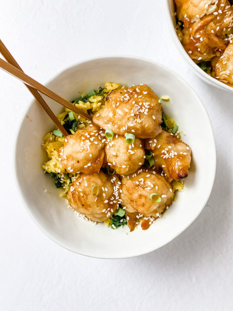 Baked Sticky Sesame Cauliflower (vegan, gluten-free friendly) 