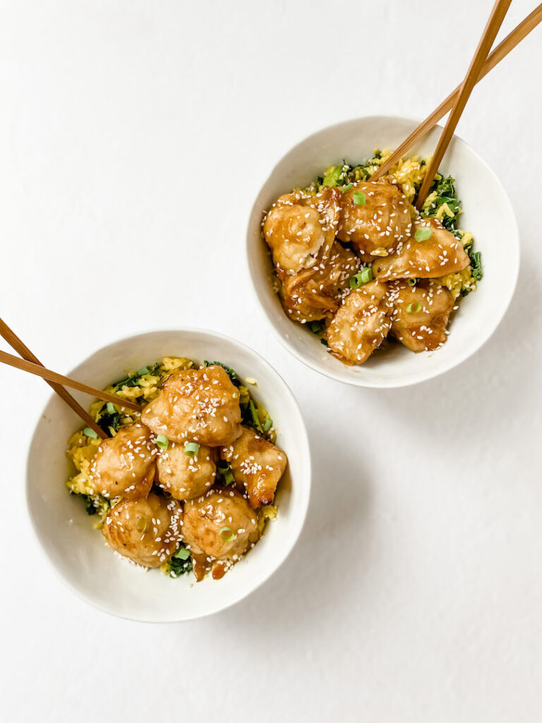 Baked Sticky Sesame Cauliflower (vegan, gluten-free friendly) 