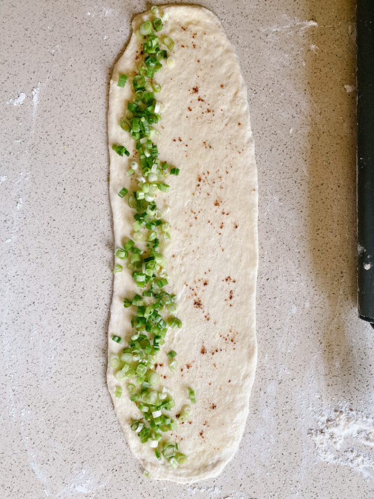 Baked Vegan Chinese Scallion Bread 