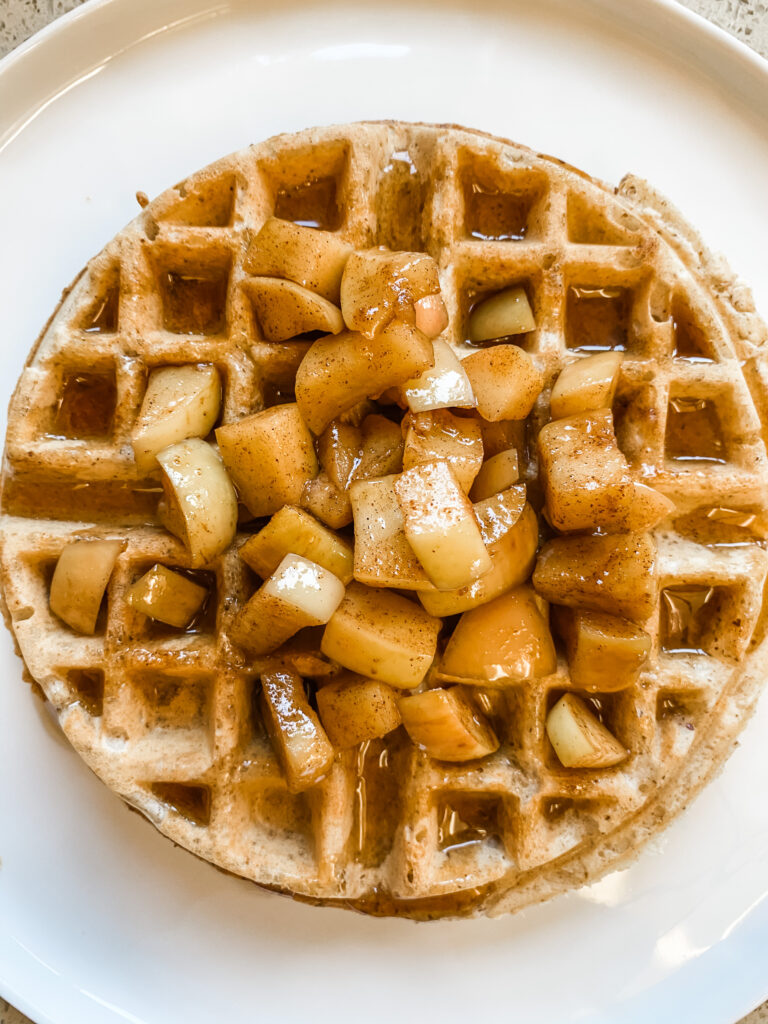 Easy Vegan Sourdough Waffles 