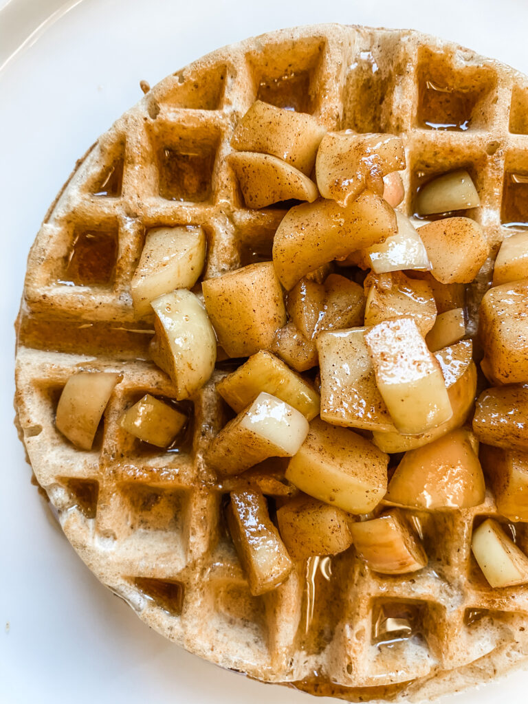 Easy Vegan Sourdough Waffles 